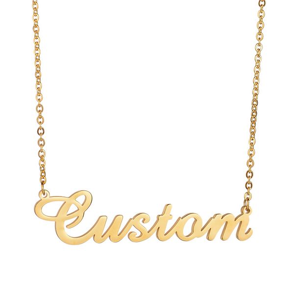 Customized Имя ожерелье из нержавеющей стали 
Customized Имя ожерелье из нержавеющей стали