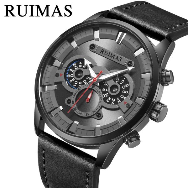 brand ruimas watch men quartz watches leather sports chronograph wristwatch clock male relogio masculino, Slivery;brown
brand ruimas watch men quartz watches leather sports chronograph wristwatch clock male relogio masculino, Slivery;brown