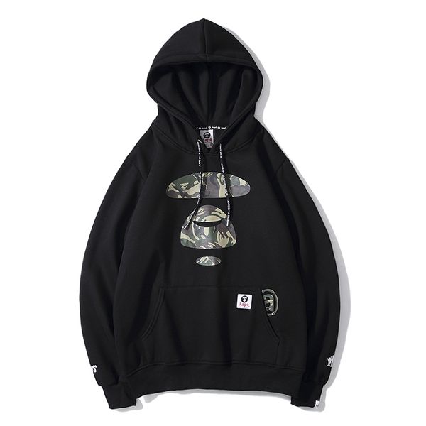 aape mens hoodie pullover designer tide brand sweatshirt camo print kangaroo pocket drawstring street hip hop loose wild sweatshirts, White;black
aape mens hoodie pullover designer tide brand sweatshirt camo print kangaroo pocket drawstring street hip hop loose wild sweatshirts, White;black