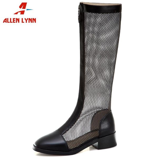 allen fashion female casual party office shoes woman zipper hollowing brand mid calf boots women summer boots, Black
allen fashion female casual party office shoes woman zipper hollowing brand mid calf boots women summer boots, Black