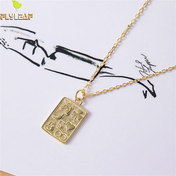 flyleaf 18k gold pattern square card real 925 sterling silver necklace women fashion fine jewelry simple necklaces & pendants
flyleaf 18k gold pattern square card real 925 sterling silver necklace women fashion fine jewelry simple necklaces & pendants