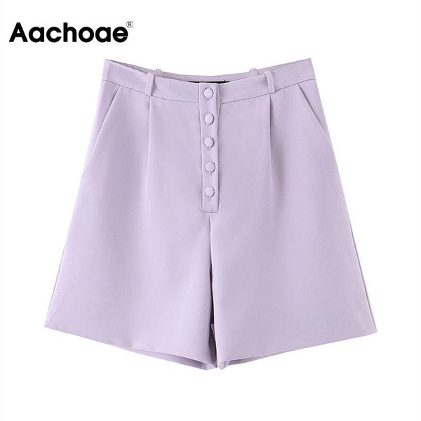 summer 2020 solid casual shorts women fashion high waist button purple shorts side pockets streetwear ladies bottoms, White;black
summer 2020 solid casual shorts women fashion high waist button purple shorts side pockets streetwear ladies bottoms, White;black