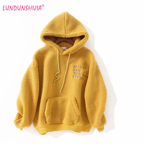 lundunshijia sheep fleece sweatershirts 2018 winter warm oversize pullovers long sleeve sheep fleece hoodies sweatershirts, Black
lundunshijia sheep fleece sweatershirts 2018 winter warm oversize pullovers long sleeve sheep fleece hoodies sweatershirts, Black