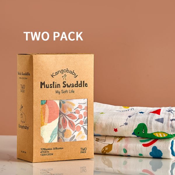 kangobaby 2pieces/set 70% bamboo+30% soft cotton baby swaddle wraps cotton baby muslin blankets newborn 100% bamboo muslin quilt
kangobaby 2pieces/set 70% bamboo+30% soft cotton baby swaddle wraps cotton baby muslin blankets newborn 100% bamboo muslin quilt