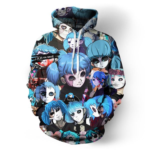 soshirl new game cosplay hoody sally face cool boys hoodies anime summer/autumn streetwear hip hop mens sweatshirts, Black
soshirl new game cosplay hoody sally face cool boys hoodies anime summer/autumn streetwear hip hop mens sweatshirts, Black