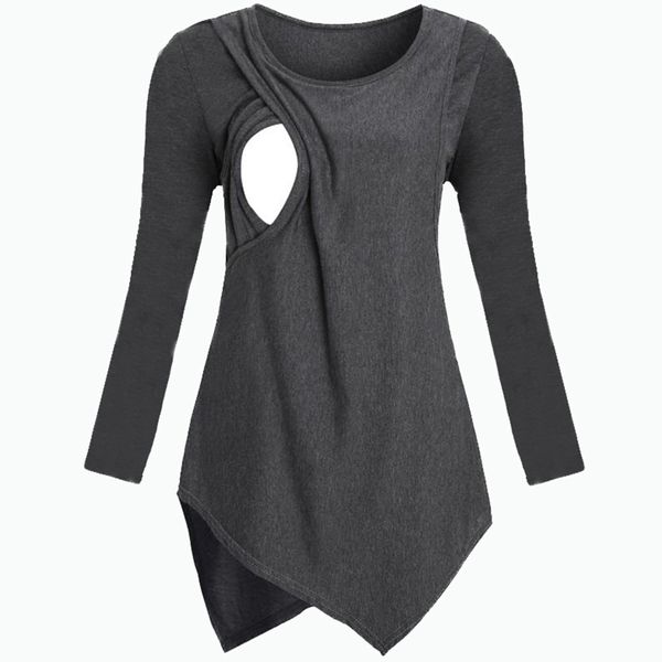 Pregnant Tops Maternity Long Sleeve Nursing Tops T-shirt For Breastfeeding Mom Autumn Casual Solid ropa para embarazada D30
Pregnant Tops Maternity Long Sleeve Nursing Tops T-shirt For Breastfeeding Mom Autumn Casual Solid ropa para embarazada D30