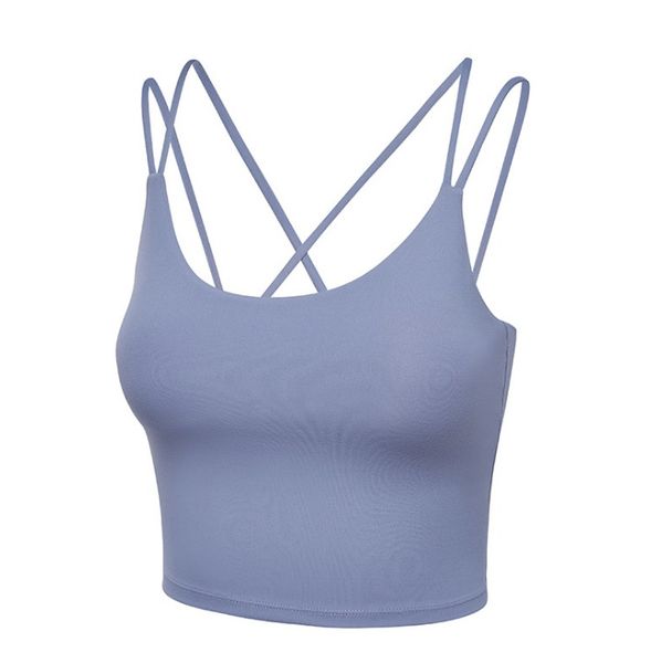 women's summer sports quick yuga running vest bra, White
