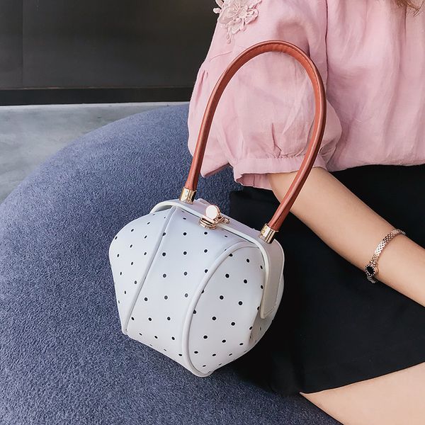 women's 2020 summer new handbag korean-style simple mini polka dot bag