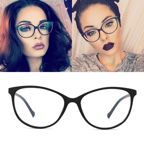 mizho vintage cat eye women glasses frame retro student myopia eyeglasses frame fashion plastic transparent men's eyewear, Black
mizho vintage cat eye women glasses frame retro student myopia eyeglasses frame fashion plastic transparent men's eyewear, Black
