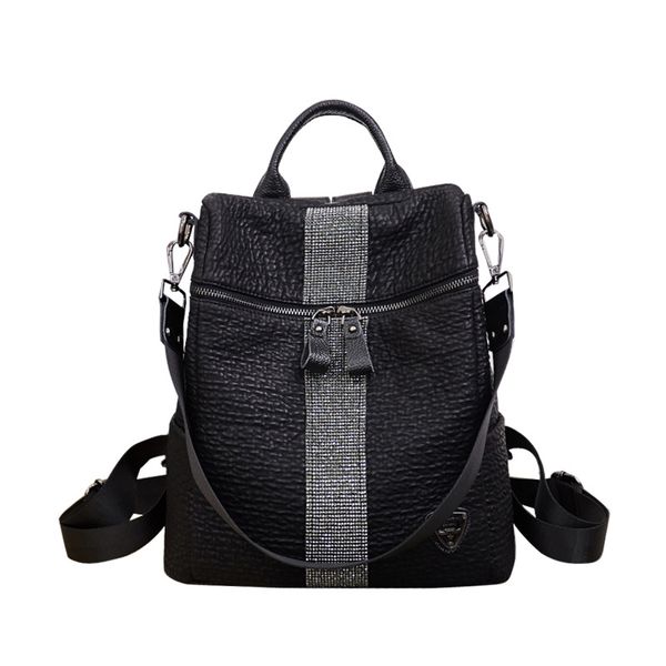 miwind women backpack genuine leather ather backpacks softback bags brand name bag casual backpacks girls backpack lsj151
