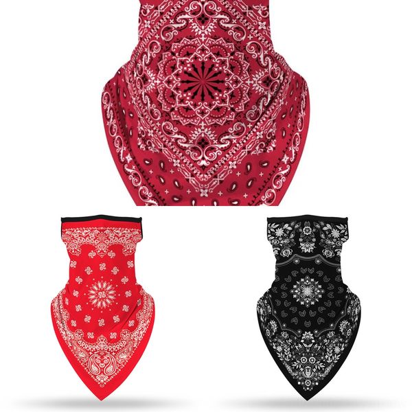 cy8oz outdoor uv protection scarf cycling bicycle scarf bandana triangle headband outdoor riding face sunscreen mask men's sportswear, Black
cy8oz outdoor uv protection scarf cycling bicycle scarf bandana triangle headband outdoor riding face sunscreen mask men's sportswear, Black