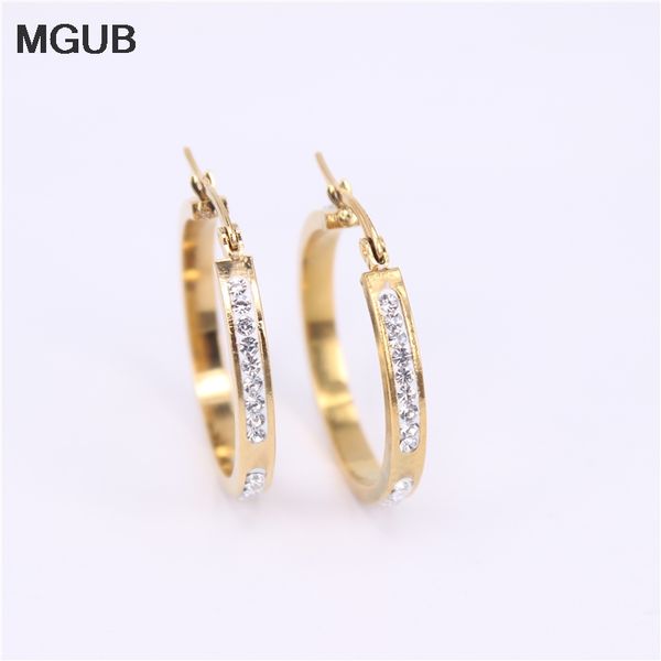 crystal classic stainless steel fashion circle hoop earrings for women gold color round earring party gift 2020 new design sl33, Golden;silver
crystal classic stainless steel fashion circle hoop earrings for women gold color round earring party gift 2020 new design sl33, Golden;silver