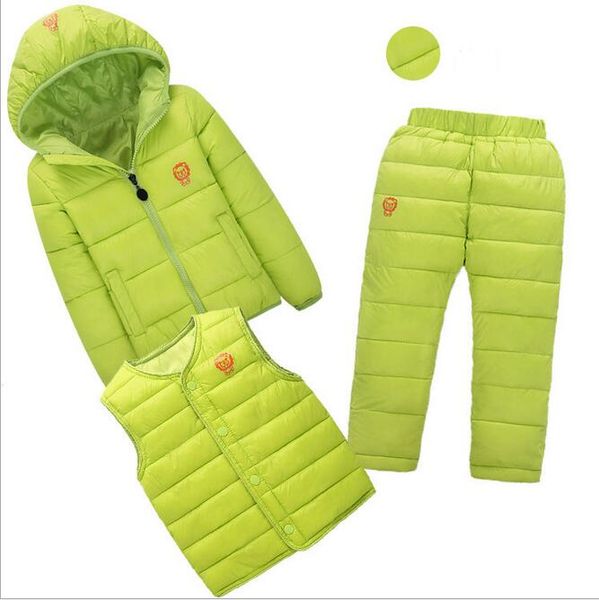 2019 new winter warm down boys girl's clothing sets girl ski suits children's outdoor clothes coats jackets+vest+trousers 3pcs, White
2019 new winter warm down boys girl's clothing sets girl ski suits children's outdoor clothes coats jackets+vest+trousers 3pcs, White
