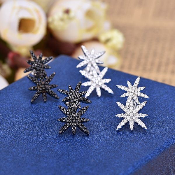 six-pointed star earrings european and american popular double meteor earrings fashion personality female silver black earrings jewelry zk40
six-pointed star earrings european and american popular double meteor earrings fashion personality female silver black earrings jewelry zk40