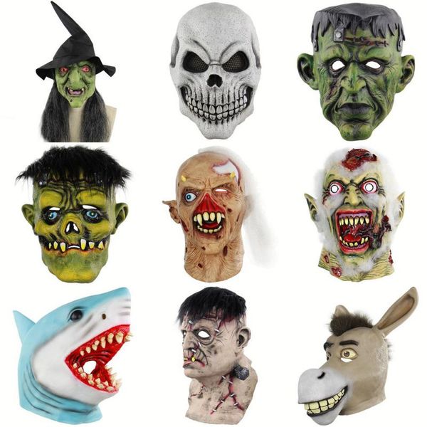 18 style halloween mask full head halloween masks realistic latex party mask horror cosplay toy props horrible cosplay
18 style halloween mask full head halloween masks realistic latex party mask horror cosplay toy props horrible cosplay