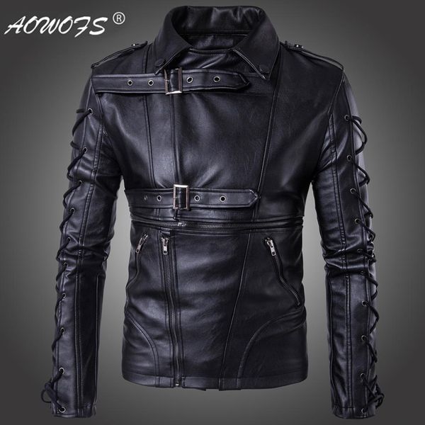 ouma 2018 new style fashion men locomotive leather coat decadent leather jacket coat large size men's clothing b002, Black
ouma 2018 new style fashion men locomotive leather coat decadent leather jacket coat large size men's clothing b002, Black