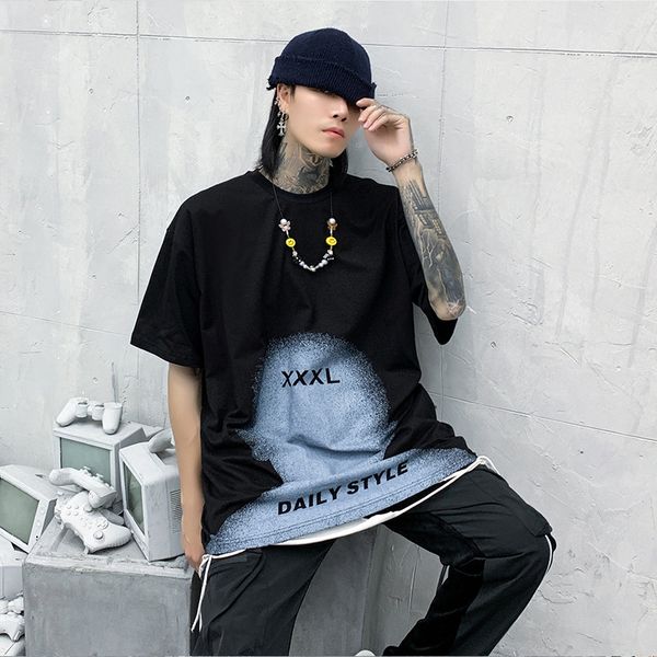 ewq / men's wear high street hip-hop tide new short sleeve t-shirt loose printing casual tee 2020 summer trendy new 9y1433, White;black
ewq / men's wear high street hip-hop tide new short sleeve t-shirt loose printing casual tee 2020 summer trendy new 9y1433, White;black