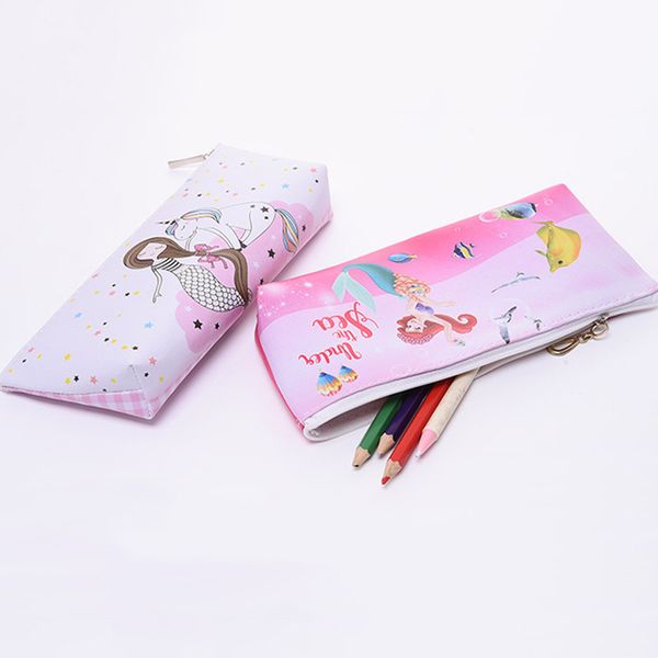 cute mermaid pencil high capacity pen case case kawaii pu leather pencil bag for kids gifts school office supplies stationery
cute mermaid pencil high capacity pen case case kawaii pu leather pencil bag for kids gifts school office supplies stationery