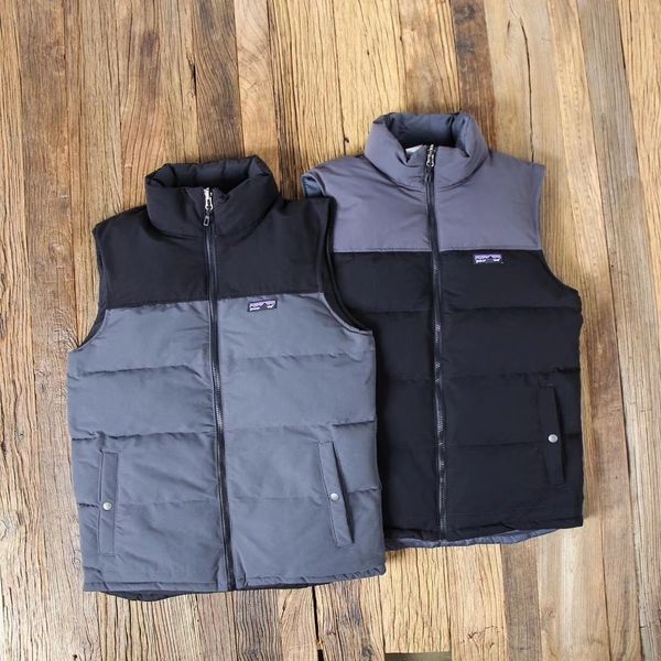 patagonia brand mens down vests jacket autumn winter warm reversible down coats, Black;white
patagonia brand mens down vests jacket autumn winter warm reversible down coats, Black;white
