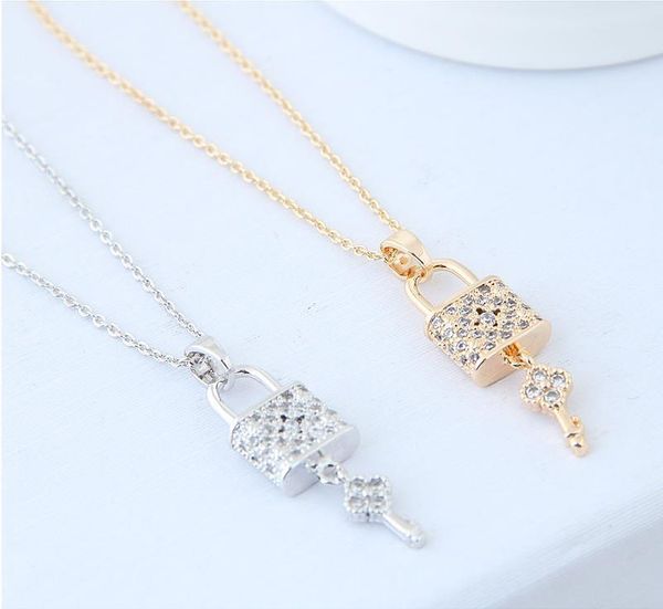 european and american fashion concentric lock personality pendant ladies necklace couple holiday gift, Silver
european and american fashion concentric lock personality pendant ladies necklace couple holiday gift, Silver