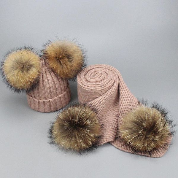 designer pompon hats and scarves sets winter knitted warm nature fur pom pom hat scarf thick beanies hats caps women solid bones, Blue;gray
designer pompon hats and scarves sets winter knitted warm nature fur pom pom hat scarf thick beanies hats caps women solid bones, Blue;gray