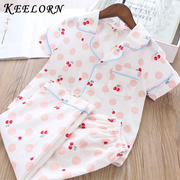 keelorn girls sleepwear 2020 new summer sweet cherry pattern pajama sets kids cartoon and pants lovely clothing 2 6y, Blue;red
keelorn girls sleepwear 2020 new summer sweet cherry pattern pajama sets kids cartoon and pants lovely clothing 2 6y, Blue;red