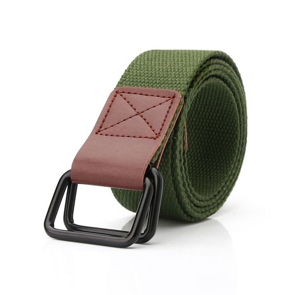new ladies canvas belt young students jeans belt double ring buckle men's tooling personality width buckle length, Black;brown
new ladies canvas belt young students jeans belt double ring buckle men's tooling personality width buckle length, Black;brown