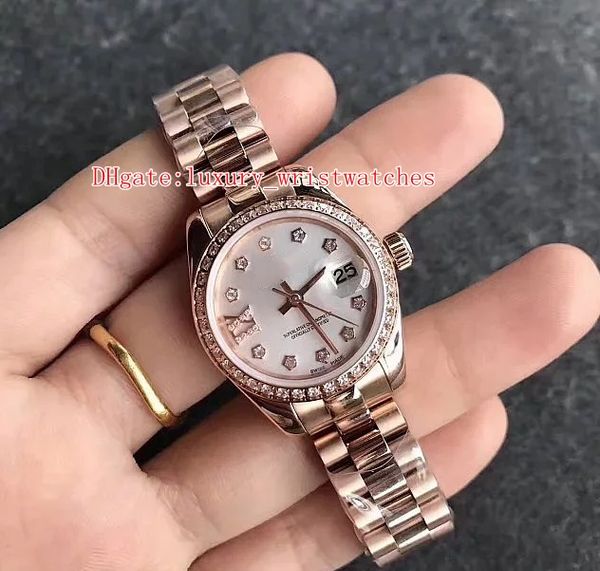 5 style datejust pearlmaster ladies wristwatches wf 279383 279381 279175 28mm rose gold eta 2617 movement mechanical automatic women watches, Slivery;brown
5 style datejust pearlmaster ladies wristwatches wf 279383 279381 279175 28mm rose gold eta 2617 movement mechanical automatic women watches, Slivery;brown