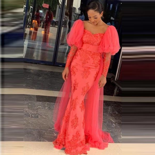2020 lantern sleeve prom dresses ruffles formal party gown arabic aso ebi muslim lace applique evening dresses plus size, Black
2020 lantern sleeve prom dresses ruffles formal party gown arabic aso ebi muslim lace applique evening dresses plus size, Black