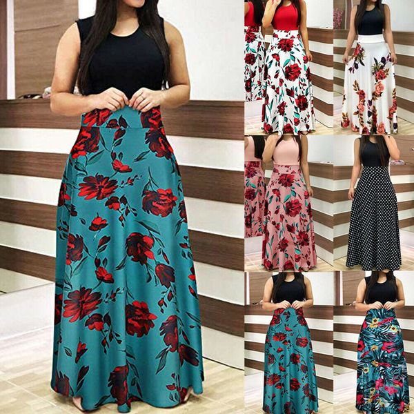 casual dresses 2021 women floral maxi dress prom party summer beach long sundress ladies fit and flare sleeveless, Black;gray
casual dresses 2021 women floral maxi dress prom party summer beach long sundress ladies fit and flare sleeveless, Black;gray