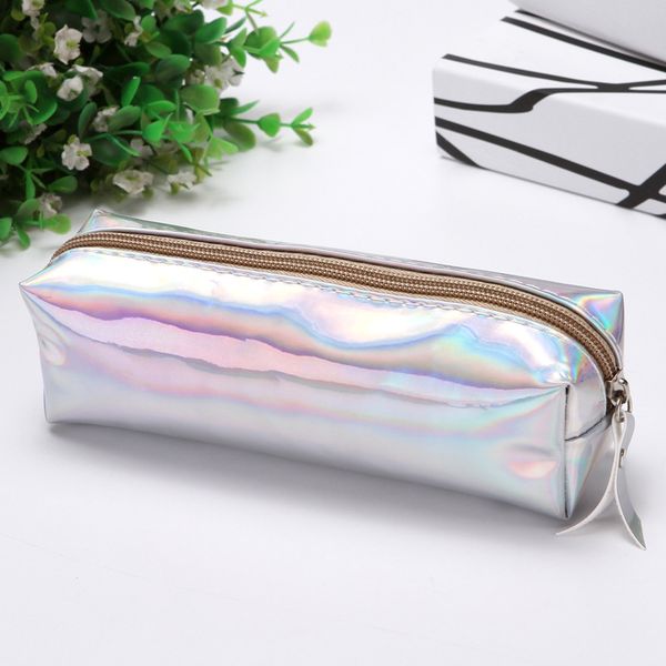 new laser pencil bag simple ladies cosmetic bag cylinder storage male and female makeup bags students stationery pencil
new laser pencil bag simple ladies cosmetic bag cylinder storage male and female makeup bags students stationery pencil