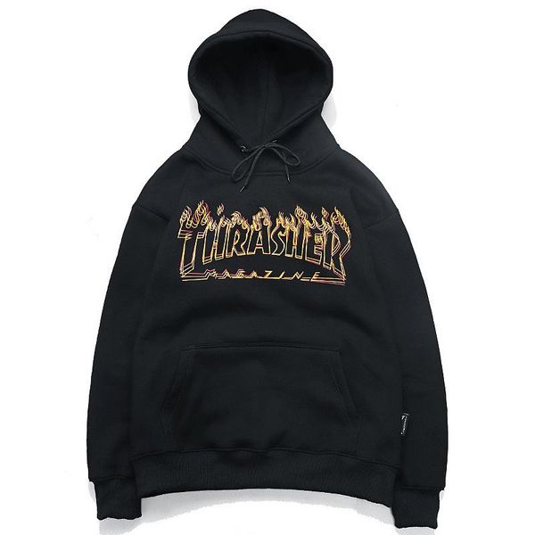 men's winter sweater hip hop tide skateboard phantom flame printed plus velvet hoodie sweatshirt loose casual, Black
men's winter sweater hip hop tide skateboard phantom flame printed plus velvet hoodie sweatshirt loose casual, Black