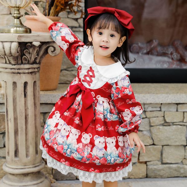 girls fall dress baby lolita princess dress children lolita party birthday, Red;yellow
girls fall dress baby lolita princess dress children lolita party birthday, Red;yellow