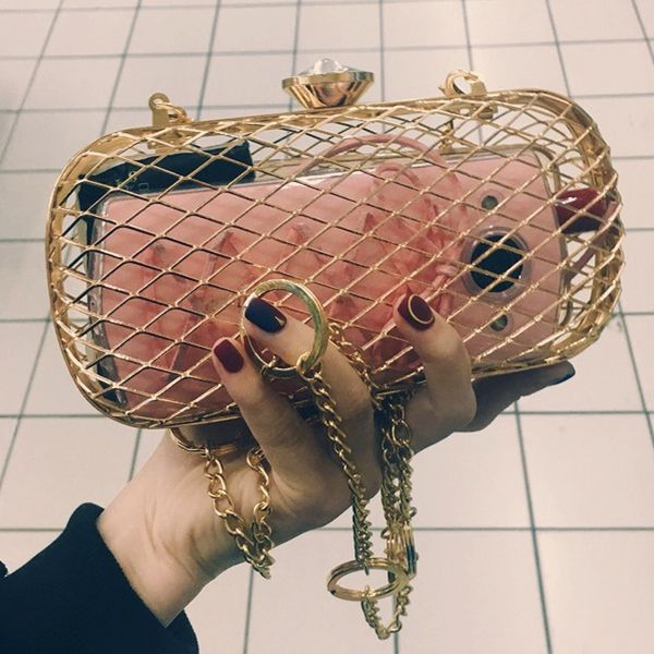 fashion design handbag unique personality hollow metal cages party clutch evening bag women shoulder bag ladies handbag messenger bags
fashion design handbag unique personality hollow metal cages party clutch evening bag women shoulder bag ladies handbag messenger bags