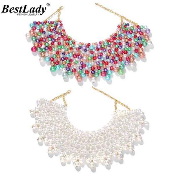 lady simulated pearls necklace for women wedding bohemian handmade girl party choker necklace halloween gift accessories, Silver
lady simulated pearls necklace for women wedding bohemian handmade girl party choker necklace halloween gift accessories, Silver