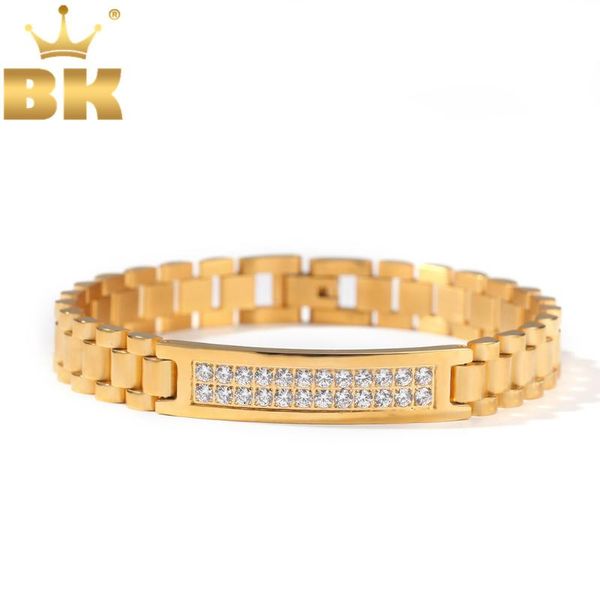 link, chain the bling king 10mm cuban link bracelet stainless steel jewelry men and women bangles style, Black 
link, chain the bling king 10mm cuban link bracelet stainless steel jewelry men and women bangles style, Black