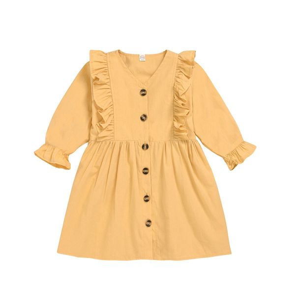 baby girls clothes girls dresses flare design long sleeve dress kids toddler solid print princess dresses, Red;yellow
baby girls clothes girls dresses flare design long sleeve dress kids toddler solid print princess dresses, Red;yellow