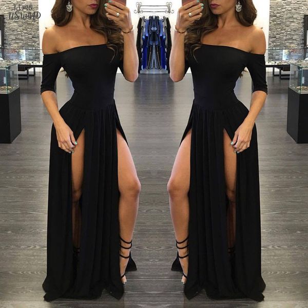 women formal dress party ball gown evening long bride dress long sleeve lady bodycon robe dresses vestidos425, Black;gray
women formal dress party ball gown evening long bride dress long sleeve lady bodycon robe dresses vestidos425, Black;gray