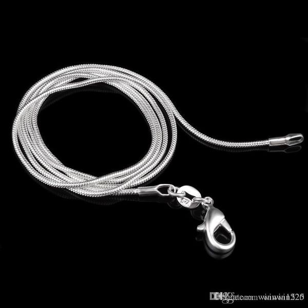 10pcs 16/18/20/22/24 inch 925 sterling silver snake link chain lobster clasp necklace fit pendant ing
10pcs 16/18/20/22/24 inch 925 sterling silver snake link chain lobster clasp necklace fit pendant ing