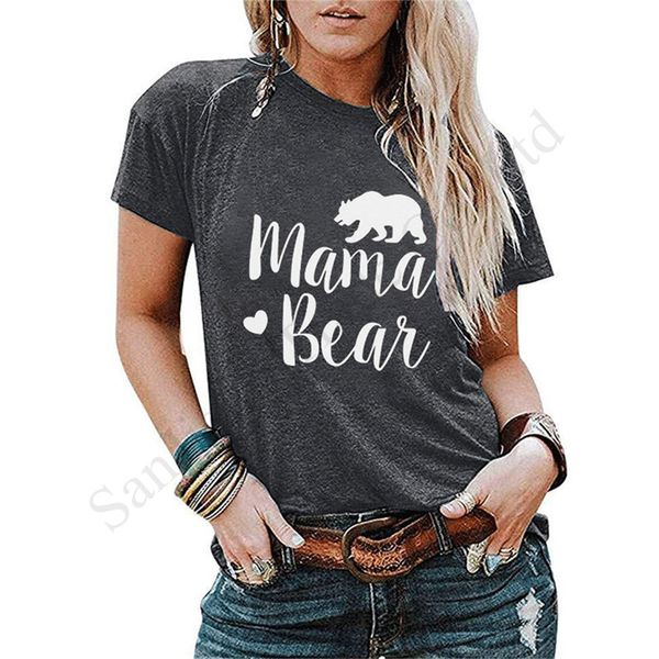 mama bear женщины тенниска tops casual solid color пуловер tee дамы лето с коротким рукавом футболки мультфильм мода спорта тенниски одежды, White
mama bear женщины тенниска tops casual solid color пуловер tee дамы лето с коротким рукавом футболки мультфильм мода спорта тенниски одежды, White