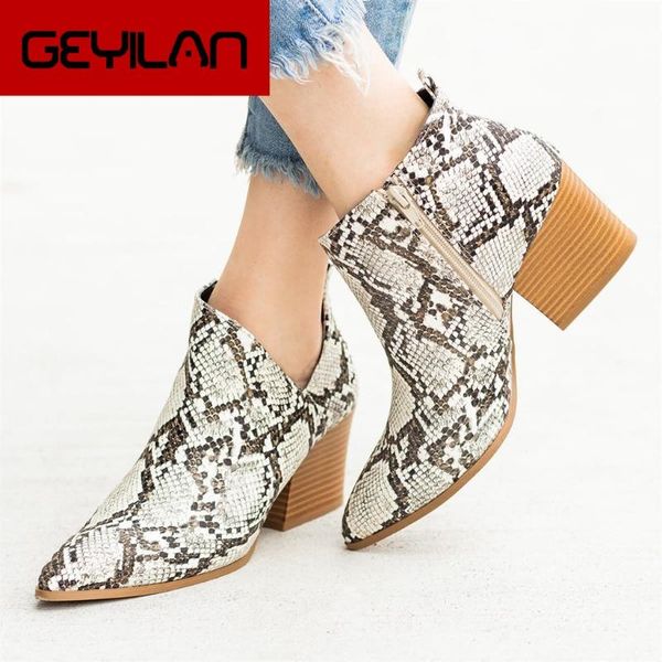 women's leopard boots women shoes ladies hoof heels fashion ankle zipper thick pointed toe casual ankle boots shoes, Black
women's leopard boots women shoes ladies hoof heels fashion ankle zipper thick pointed toe casual ankle boots shoes, Black