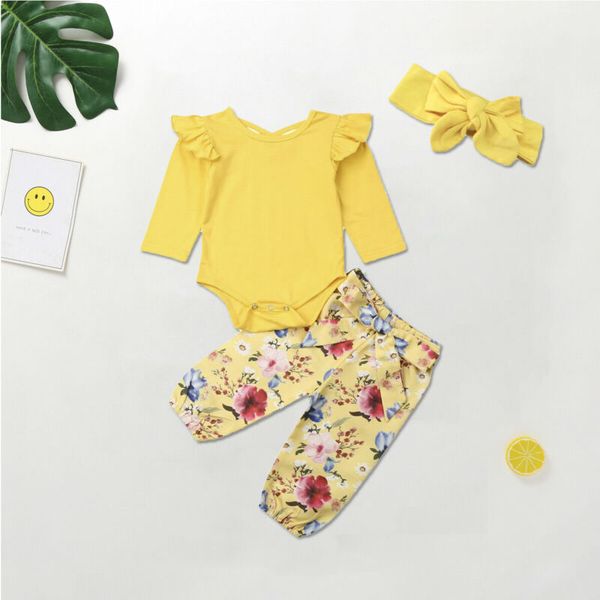 newborn baby girl clothes solid color sleeve cotton romper flower print long pants headband 3pcs outfits set, White
newborn baby girl clothes solid color sleeve cotton romper flower print long pants headband 3pcs outfits set, White