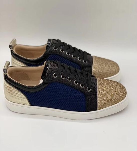 red bottom sneakers shoes for women,men low strass junior casual walking mesh breathable luxury fashion trainers eu35-46, Black
red bottom sneakers shoes for women,men low strass junior casual walking mesh breathable luxury fashion trainers eu35-46, Black