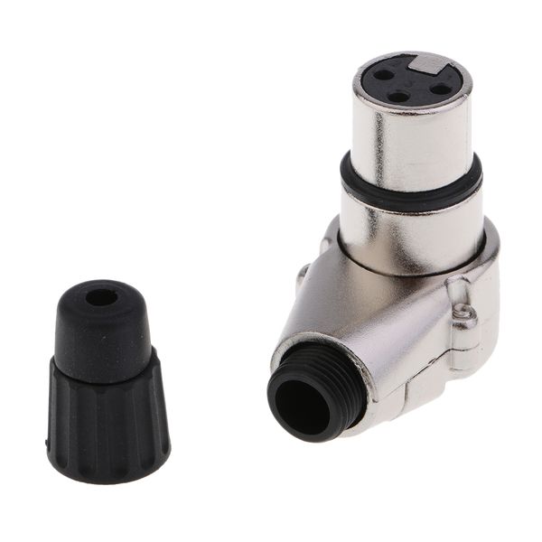 premium xlr connectors male+female paired c13-c14 right angle audio replacement