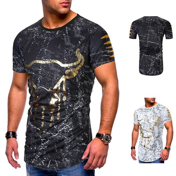 men designer animal print t-shirts fashion natural color tees casual short sleeve crew neck tees men clothing, White;black
men designer animal print t-shirts fashion natural color tees casual short sleeve crew neck tees men clothing, White;black