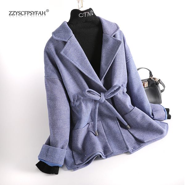 zp670 woolen coat women's short 2019 new herringbone houndstooth korean version of loose slim casual woolen cloth, Black;brown
zp670 woolen coat women's short 2019 new herringbone houndstooth korean version of loose slim casual woolen cloth, Black;brown