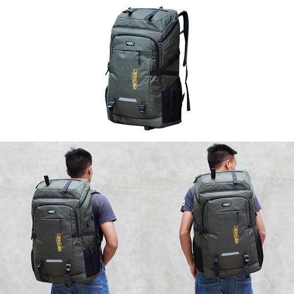 80l large capacity outdoor hiking mountaineering bag - long distance travel luggage backpack camping bag
80l large capacity outdoor hiking mountaineering bag - long distance travel luggage backpack camping bag
