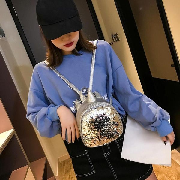 2019 new fashion female bling small sequins backpacks women travel rucksacks teenage girls mini casual shoulder bags
2019 new fashion female bling small sequins backpacks women travel rucksacks teenage girls mini casual shoulder bags