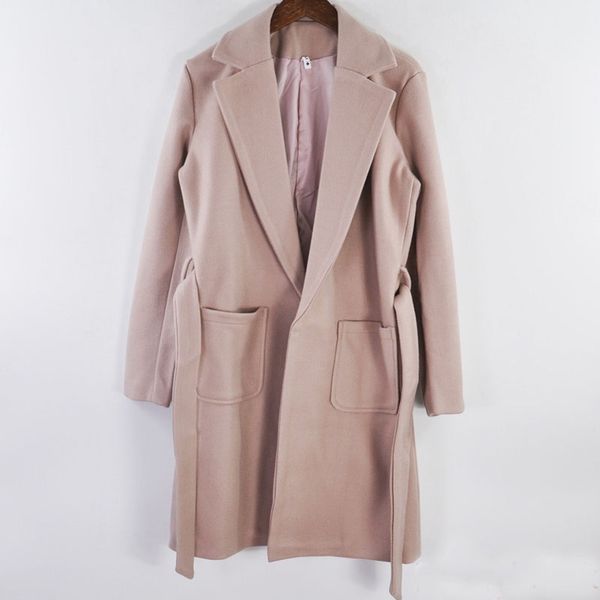 u-swear long wool coat elegant winter woman wool blend coats slim type female pockets coat outerwear abrigos mujer invierno, Black
u-swear long wool coat elegant winter woman wool blend coats slim type female pockets coat outerwear abrigos mujer invierno, Black