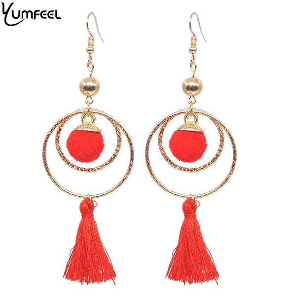 yumfeel brand new pom pom beaded tassel earrings fashion jewelry statement dangle drop earrings women pendientes, Golden
yumfeel brand new pom pom beaded tassel earrings fashion jewelry statement dangle drop earrings women pendientes, Golden